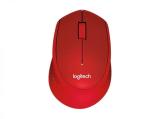 Logitech M330 Silent Plus Red USB оптична снимка №2