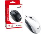 Genius Mouse DX-110 White USB оптична снимка №2 Genius Mouse DX-110 White USB оптична снимка №2