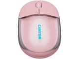 Canyon mouse OnClick 24 BT/ Wireless Transparent/Pink CNS-CMSW24P USB / Bluetooth оптична снимка №3 Canyon mouse OnClick 24 BT/ Wireless Transparent/Pink CNS-CMSW24P USB / Bluetooth оптична снимка №3