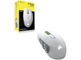 Corsair SCIMITAR ELITE WIRELESS SE MMO Gaming Mouse – White CH-9314011-WW USB / Bluetooth оптична снимка №2