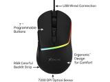 Xtrike Me Gaming Mouse GM-322 Black USB оптична снимка №3