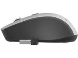 Gembird Wireless optical mouse, black/silver MUSW-4B-02-BS USB оптична снимка №2