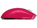 Logitech G Pro X Superlight 2 Wireless Magenta 910-006797 USB оптична снимка №3