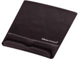 Описание и цена на мишка за компютър Fellowes Health-V Fabrik Mousepad Wrist Support Black 
