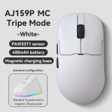 Ajazz Ajazz професионална геймърска мишка AJ159P MC - Wireless Gaming Mouse - 1K, Magnetic Charging Dock, White AJ159P-MC-WH NEW usb оптична снимка №5 Ajazz Ajazz професионална геймърска мишка AJ159P MC - Wireless Gaming Mouse - 1K, Magnetic Charging Dock, White AJ159P-MC-WH NEW usb оптична снимка №5
