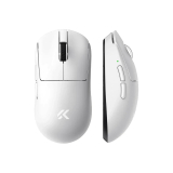 Цена за MCHOSE MCHOSE професионална геймърска мишка A7 V2 Ultra White - Wireless Gaming Mouse - Dual 8K, Omron Mechanical HW-A7V2-6 NEW - usb