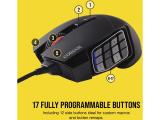 Corsair Scimitar RGB Elite Optical MOBA/MMO Gaming Mouse USB оптична снимка №3