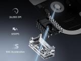 MCHOSE A5 V3 Black Ultralight 8K Wireless Mouse Omron Mechanical Switches HW-A5V3-4 USB / Bluetooth оптична снимка №5