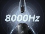 MCHOSE A5 V3 Black Ultralight 8K Wireless Mouse Omron Mechanical Switches HW-A5V3-4 USB / Bluetooth оптична снимка №6