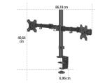 HAMA Стойка за 2 монитора за бюро Регулируема снимка №5