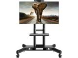 ONKRON Mobile TV Stand Rolling TV Cart TS1551-B снимка №3 ONKRON Mobile TV Stand Rolling TV Cart TS1551-B снимка №3