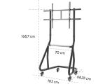HAMA Мобилна стойка за TV Trolley 220875 снимка №4 HAMA Мобилна стойка за TV Trolley 220875 снимка №4