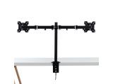 Lindy Dual Display Bracket w/ Pole + Desk Clamp mounting kit снимка №5