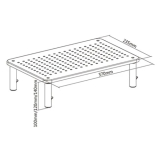 Gembird Gembird Стойка за монитор Monitor stand - MS-TABLE-01 MS-TABLE-01 NEW снимка №3 Gembird Gembird Стойка за монитор Monitor stand - MS-TABLE-01 MS-TABLE-01 NEW снимка №3