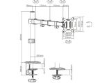 Gembird Monitor Mount MA-D1-01 снимка №2 Gembird Monitor Mount MA-D1-01 снимка №2