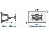 Gembird стенна стойка за телевизор TV Mount - WM-75ST-02 снимка №6
