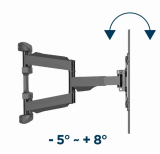 Gembird Gembird стенна стойка за телевизор TV Mount - WM-75ST-01 - 32"-75", 45.5 kg WM-75ST-01 NEW снимка №2 Gembird Gembird стенна стойка за телевизор TV Mount - WM-75ST-01 - 32"-75", 45.5 kg WM-75ST-01 NEW снимка №2