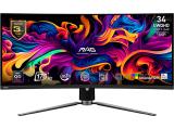 MSI MAG 341CQP QD-OLED Curved Gaming Monitor снимка №2