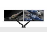 Lindy Dual Mount Desktop Gas Spring Arm - Black снимка №2 Lindy Dual Mount Desktop Gas Spring Arm - Black снимка №2