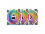 Охлаждане (охладител) Thermaltake Riing Quad 12 RGB Radiator Fan TT Premium Edition 3 Fan Pack - White - Controller included