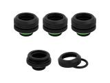 Corsair Hydro X Series XF Hardline 14mm OD Fitting Four Pack - Black снимка №3 Corsair Hydro X Series XF Hardline 14mm OD Fitting Four Pack - Black снимка №3