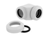 Corsair Hydro X Series XF Hardline 90° 12mm OD White снимка №2