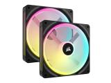 Corsair iCUE LINK QX140 RGB 140mm PWM PC Fans Starter Kit with iCUE LINK System Hub вентилатори вентилатори 140 mm Цена и описание.