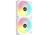 Corsair iCUE LINK QX140 RGB 140mm PWM PC Fans Starter Kit with iCUE LINK System Hub - White снимка №2 Corsair iCUE LINK QX140 RGB 140mm PWM PC Fans Starter Kit with iCUE LINK System Hub - White снимка №2