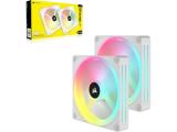 Corsair iCUE LINK QX140 RGB 140mm PWM PC Fans Starter Kit with iCUE LINK System Hub - White снимка №4 Corsair iCUE LINK QX140 RGB 140mm PWM PC Fans Starter Kit with iCUE LINK System Hub - White снимка №4
