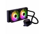 Описание и цена на охладители за процесори » водно охлаждане Cooler Master MasterLiquid 240L Core ARGB