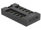 Охлаждане (охладител) Delock RGB хъб, 10 портов ARGB LEDs, Черен