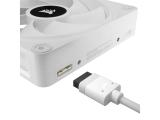 Corsair iCUE LINK QX120 RGB 120mm PWM PC Fans Starter Kit White снимка №3