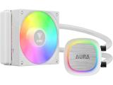 Описание и цена на охладители за процесори » водно охлаждане Gamdias AURA GL120 v2 White aRGB