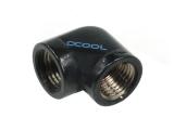 Alphacool L-конектор HF, Вътрешна резба G1/4 - G1/4, 90°, Черен мат снимка №2 Alphacool L-конектор HF, Вътрешна резба G1/4 - G1/4, 90°, Черен мат снимка №2