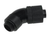 Alphacool Компресионен фитинг 13/10 - G1/4, 45° Въртящ се Черен мат снимка №2