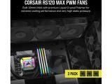 Corsair RS120 MAX 120mm PWM Thick Fans - Triple Pack снимка №6