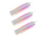 Описание и цена на аксесоари » LED странични ленти Lian-Li UNI FAN P28 Side ARGB Strip - Triple Pack - White