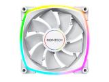 Montech RX140 PWM REVERSE Fan ARGB White снимка №3 Montech RX140 PWM REVERSE Fan ARGB White снимка №3
