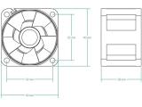 Arctic Server Fan 40x40x28 Dual Ball S4028-6K снимка №6