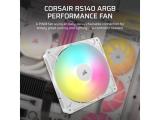 Corsair RS140 ARGB 140mm PWM Fan - White снимка №6 Corsair RS140 ARGB 140mm PWM Fan - White снимка №6