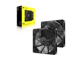 Corsair RS140 140mm PWM Fans Dual Pack Black снимка №2