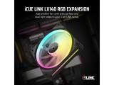 Corsair iCUE LINK LX140 RGB 140mm PWM Black 2x pack снимка №6 Corsair iCUE LINK LX140 RGB 140mm PWM Black 2x pack снимка №6