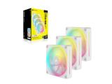 Corsair iCUE LINK LX120 RGB 120mm PWM 3x Fans Starter Kit - White снимка №5 Corsair iCUE LINK LX120 RGB 120mm PWM 3x Fans Starter Kit - White снимка №5