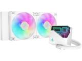 Описание и цена на охладители за процесори » водно охлаждане DeepCool Water Cooling LT240 WH Addressable RGB