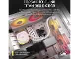 Corsair iCUE Link TITAN 360 RX RGB White снимка №6 Corsair iCUE Link TITAN 360 RX RGB White снимка №6