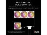 Corsair iCUE LINK RX140 MAX RGB 140mm PWM Thick Fans White - Dual Pack снимка №6 Corsair iCUE LINK RX140 MAX RGB 140mm PWM Thick Fans White - Dual Pack снимка №6