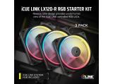 Corsair iCUE LINK LX120-R RGB 120mm PWM Reverse Fans 3x pack снимка №4 Corsair iCUE LINK LX120-R RGB 120mm PWM Reverse Fans 3x pack снимка №4