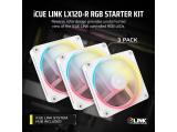 Corsair iCUE LINK LX120-R RGB 120mm PWM Reverse White снимка №6