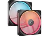 Corsair iCUE LINK LX140-R RGB PWM Reverse Fans 2x pack Black вентилатори вентилатори 140 mm. Цени и детайли. Corsair iCUE LINK LX140-R RGB PWM Reverse Fans 2x pack Black вентилатори вентилатори 140 mm Цена и описание.