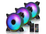 EZDIY-FAB Moonlight Black RGB PWM 120mm - 3 Pack вентилатори комплект 120 mm. Цени и детайли. EZDIY-FAB Moonlight Black RGB PWM 120mm - 3 Pack вентилатори комплект 120 mm Цена и описание.